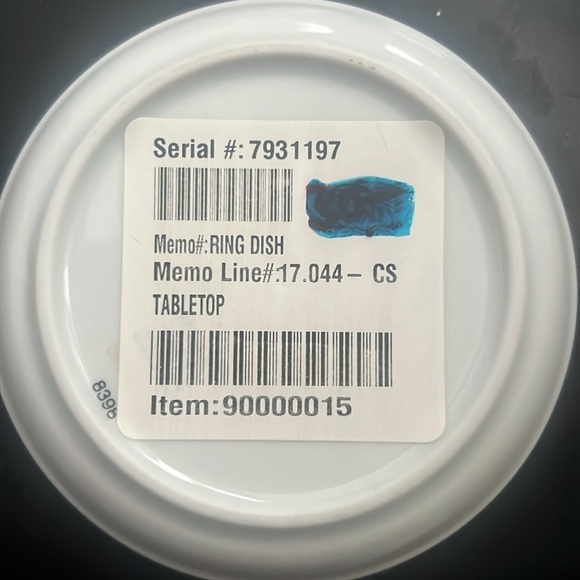 Tiffany Gold Heart Lock Dish (SAMPLE) very rare - Picture 2 of 6